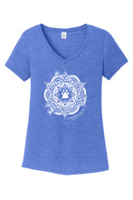 Load image into Gallery viewer, Mock-up of Dorothy Nolan Womens V-neck T-Shirt 