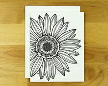 Load image into Gallery viewer, Mandala Note Card Flower (Design F) - Single Card
