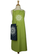 Load image into Gallery viewer, Lime Green &quot;live, love, nourish&quot; Apron (provides 14 meals)