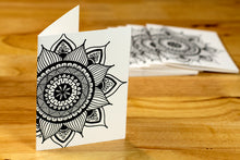 Load image into Gallery viewer, Mandala Note Card (Design A) - Single Card