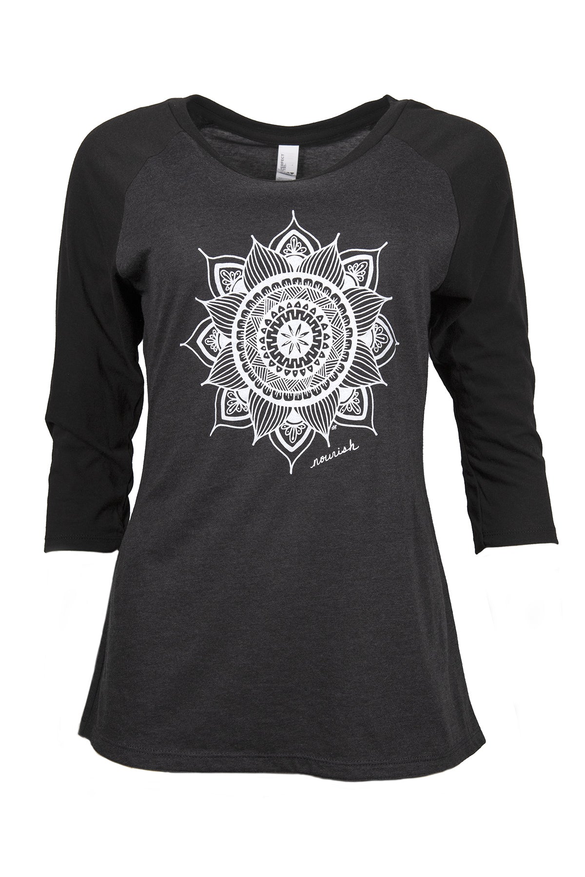 Women's Raglan 3/4 Sleeve T-shirt (provides 12 meals) – Nourish