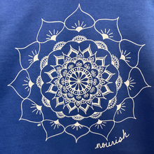 Load image into Gallery viewer, Close up image of the ivory mandala design. 