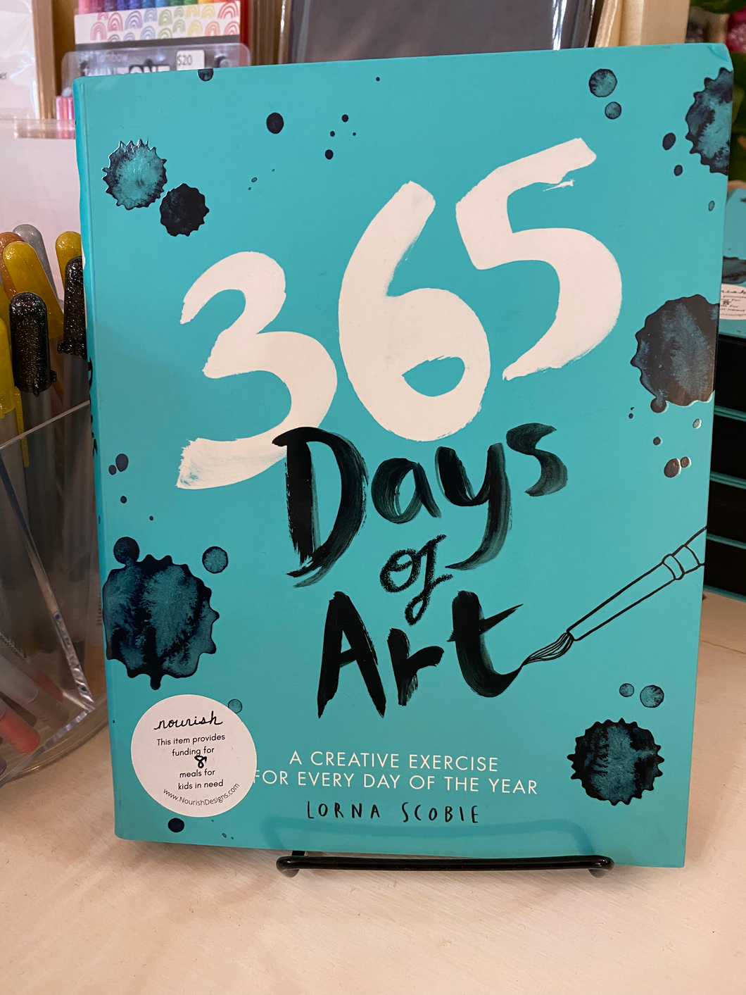 Image of the book cover for 365 Days of Art