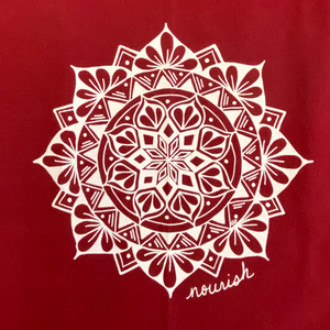 Detailed image of hand drawn mandala 