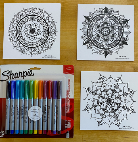 Coloring Gift Set #2 - Sharpies(provides 20 meals)