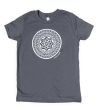 Load image into Gallery viewer, Product Image : Kid&#39;s Mandala T-Shirt Gray
