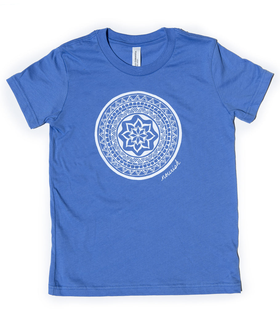 Product Image : Kid's Mandala T-Shirt - Blue