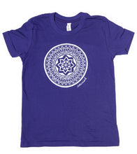 Load image into Gallery viewer, Product Image : Kid&#39;s Mandala T-Shirt  - Purple