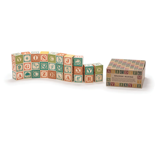 Product Image - Spanish letter alphabet and number Blocks