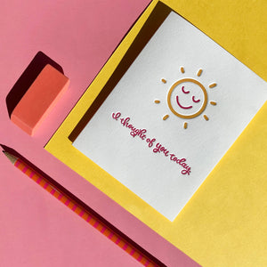 Thought of You Today - Friendship + Hello card