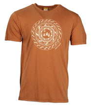 Load image into Gallery viewer, Product Image : Unisex Bamboo Adirondack T-Shirt - Rust with Ivory design