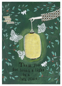 LIGHT IN THE DARK | CURLY GIRL EVERYDAY GREETING CARD: None