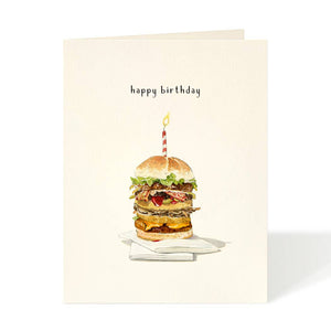 Birthday Burger - Birthday Greeting Cards 