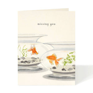 Product Image: Fish Bowls - Friendship Missing You Greeting Cards