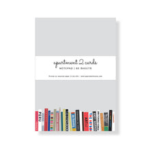 Load image into Gallery viewer, Curated Bookshelf 4.75x6.5&quot; Notepad (provides 4 meals)