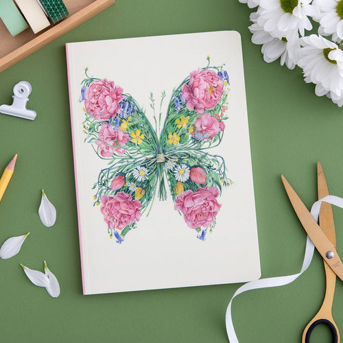 Butterfly Perfect Bound Notebook (4 meals)