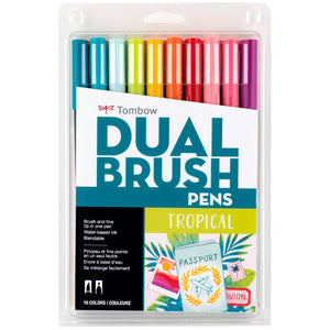 Product Image: Dual Brush Pen Art Markers: Tropical - 10-Pack