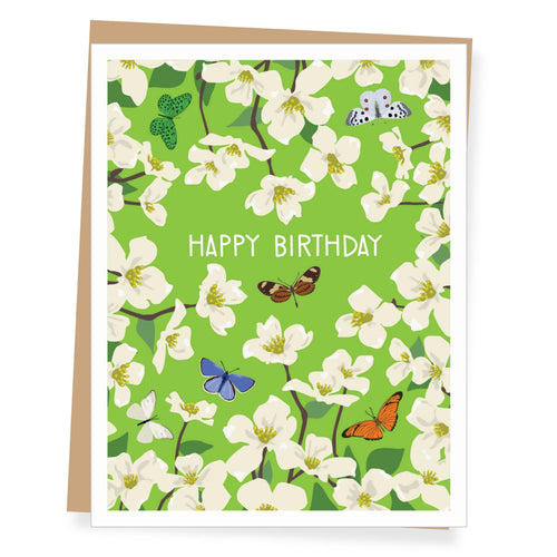 Dogwood Birthday Card (provides 2 meals)