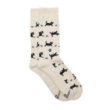 Load image into Gallery viewer, Socks that Save Cats (Beige Cats): Small (provides 6 meals)