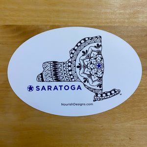 Product Image of the Saratoga Mandala Sticker